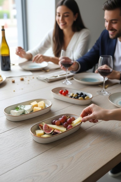 Limboda Bonna Fium Oval Tabak 14 cm-3lü