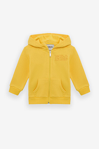 Iceberg Baby Boy Yellow Tracksuit Top