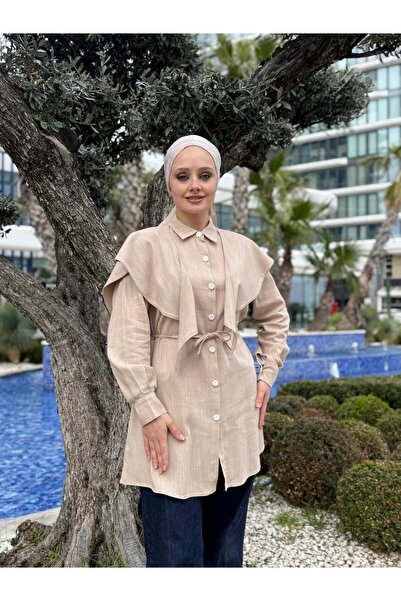 vikitekno Women's Premium Quality Linen Tunic