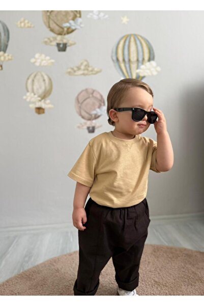 favorimkids 1-5 Years Old Baby Boy Mocha Basic 2-Piece Set