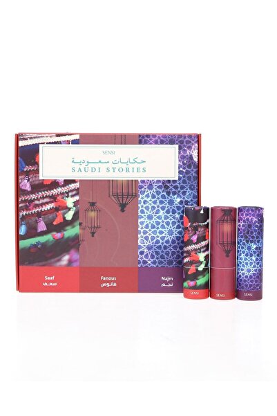 SENSİ Set-of-3 Saudi Stories Mini Lipstick Set 1 4.8g