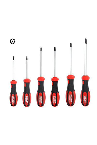 Genel Markalar Torx Tornavida Takımı Delikli C-Plus 6 Parça