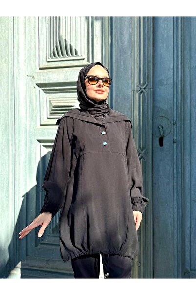 vikitekno Women's Truck Collar Tencel Tunic