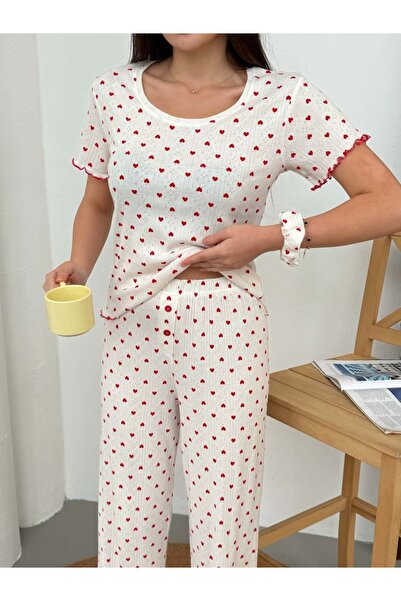 Sohadid Σετ γυναικείες πιτζάμες κοντομάνικες Pure 100% Βαμβάκι