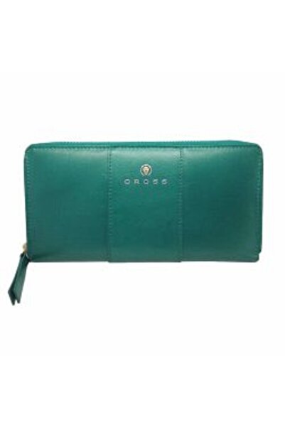 Cross Leather Origami Turquoise Women’s Wallet
