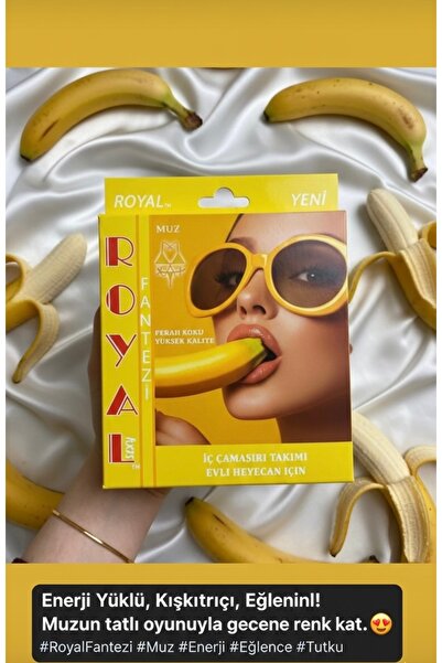 Royal Kadın MEYVE AROMALI İÇ ÇAMAŞIRI TAKIMI