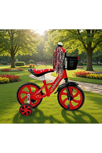 Hobbys Minnak 12 Jant Aksesuarlı Yan Tekerlekli Önden Pedallı (2-4) Yaş Çocuk...