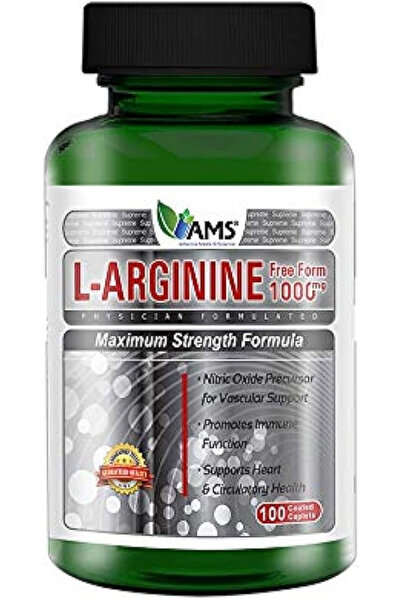 AMS كبسولات إل-أرجينين 1000 ملغ (100 كبسولة)