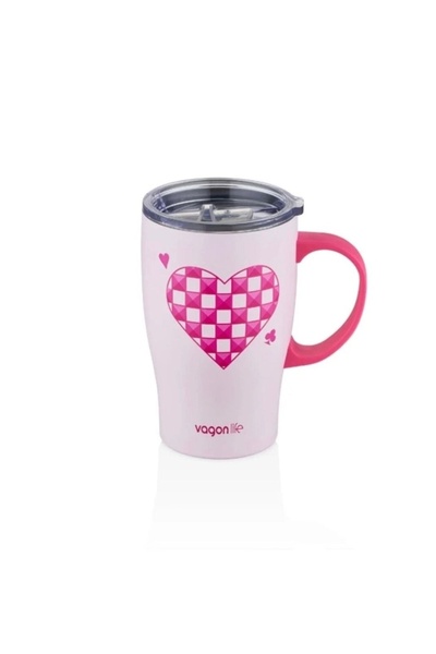 senacacollection Vagonlife Steel Thermos Cup with Handle 480 ml 1 Pc