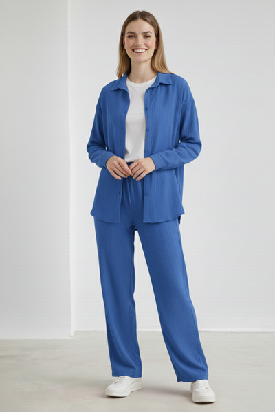 benguen Linen Double Set B6710 Indigo