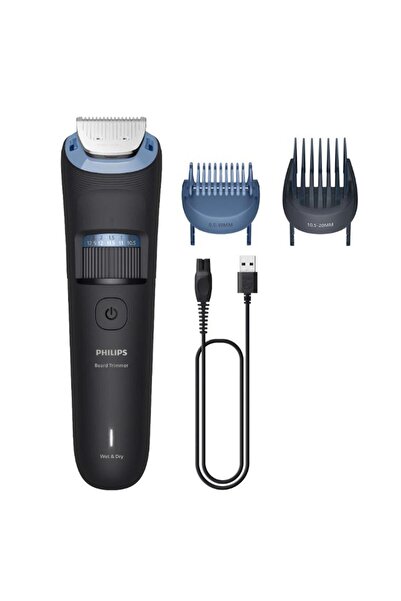 Philips Beard Trimmer Series 3000 BT3660/15, 80 Min, 40 Settings, Waterproof ...