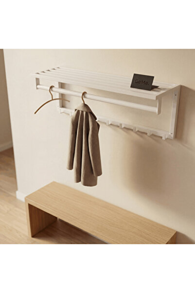 Gelişim Metal ATELİER - Dekoratif Demir Raflı Duvar Askısı - Metal Askılık - ...