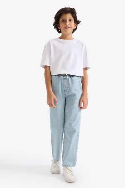 DeFacto Pantaloni de blugi pentru băieți G6984A8/NM39 ALBASTRU DESCHIS