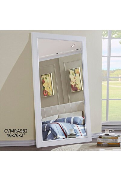 Crestview Collection White Floor Mirror