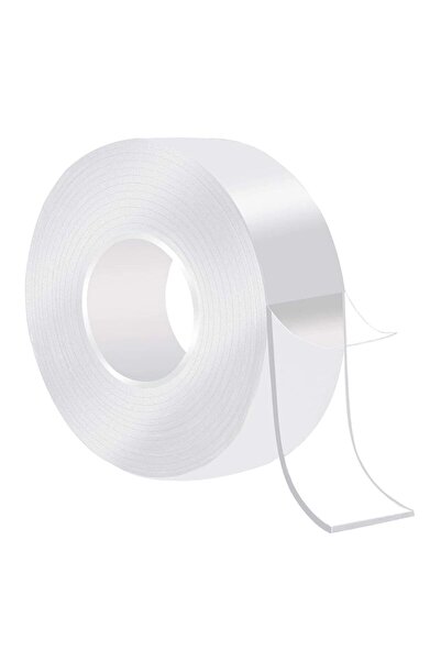 ® Ultra Güçlü Çift Taraflı 2 mt x 3 cm Çift Taraflı Nano Bant