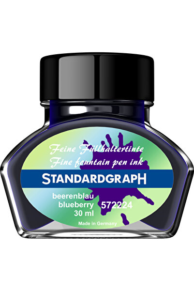 Standardgraph Ink Bottle Blueberry Permanent 30 ml, StandardGraph, 572224
