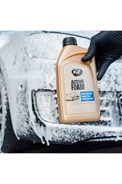 K2 Active Foam Aktif Bileşenli Alkali Ön Yıkama Köpüğü 1 Litre