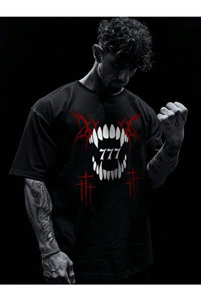 Revasser Unisex Women'S/Men's 777 Numbered Special Design Oversize Combed Cot...