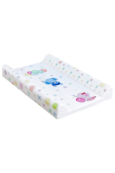 Moon - حصيرة تغيير حفاضات مقاومة للماء - فيلة صغيرة مع بالونات