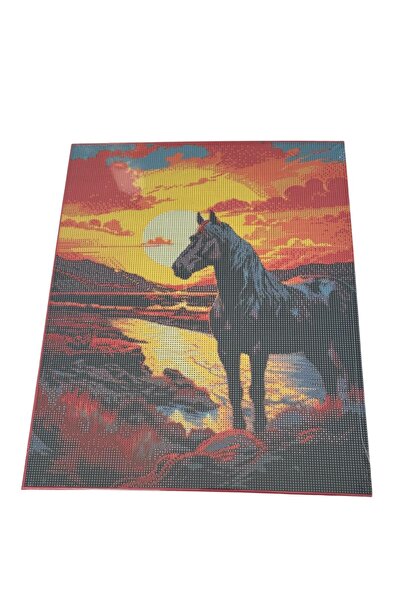 ADIRI SHOP Tablou tip Diamond Painting – Cal la apus