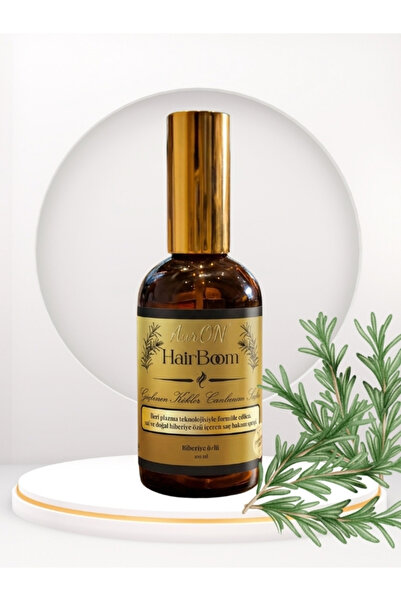 NUHA CAFE AurOn HairBoom Doğal Biberiye Özlü Özel Saç Bakım Spreyi