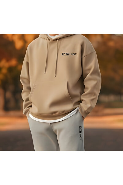 EFFRENATU Trendy Clothing Hoodie Zip Printed Top & Bottom Suit Plus Size