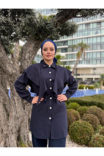 vikitekno Women's Premium Quality Linen Tunic