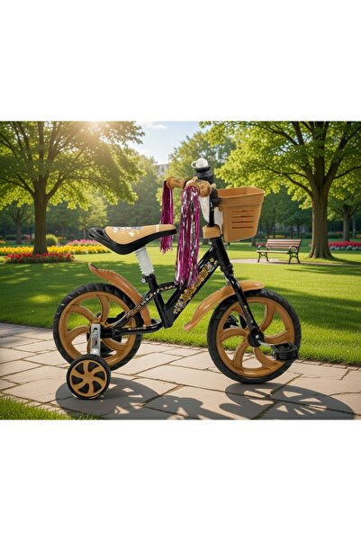 Hobbys Minnak 12 Jant Aksesuarlı Yan Tekerlekli Önden Pedallı (2-4) Yaş Çocuk...