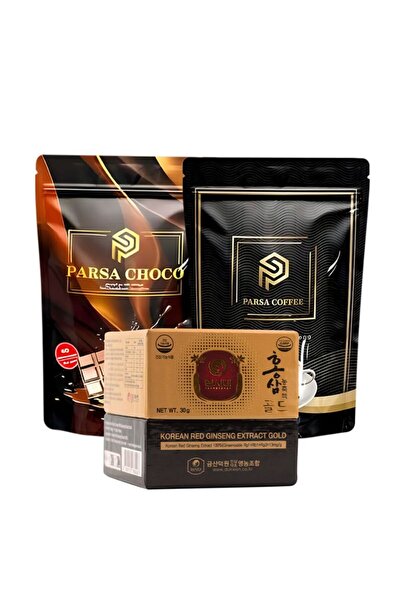 PARSA Barsa Chocolate Drink + Barsa Coffee + Side Korean Ginseng Liquid