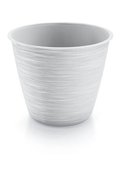 Prosperplast pot, round Furu, white 5.1L, 235x207mm