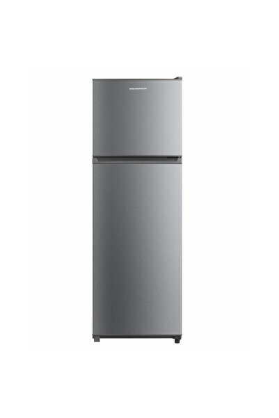 Heinner Double Door Fridge, 294L, E Class, LED Lighting, Reversible Doors - H...