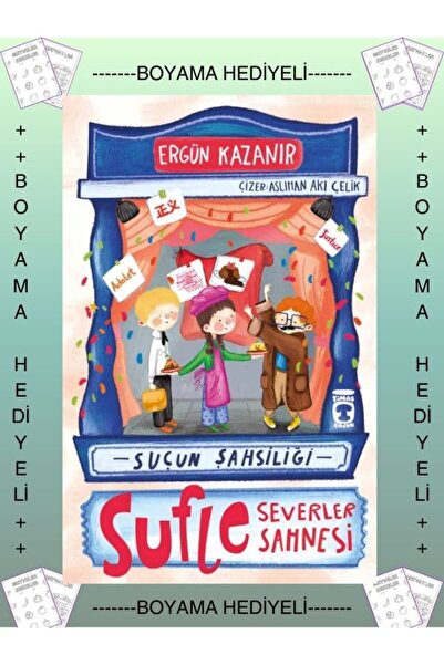 Timaş Yayınları Boyamalı- Suçun Şahsiliği Sufle Severler Sahnesi - Ergün Kaza...