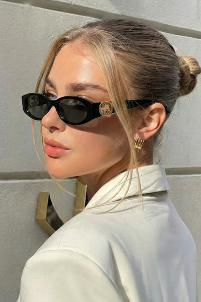 MACERATİ Geranyy Black Uv400 Protected Ultra Light Women's Sunglasses