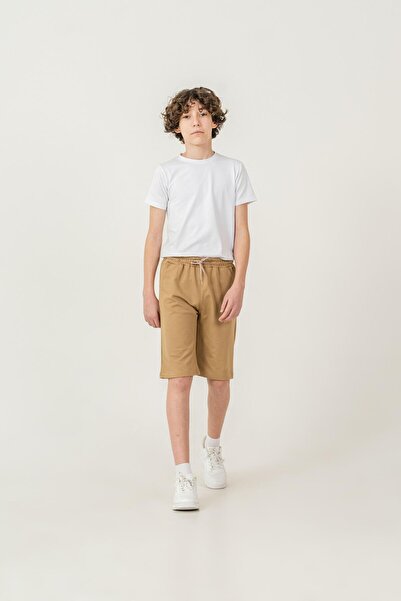 Mışıl Kids Plain Basic 2-Strap Boys' Shorts