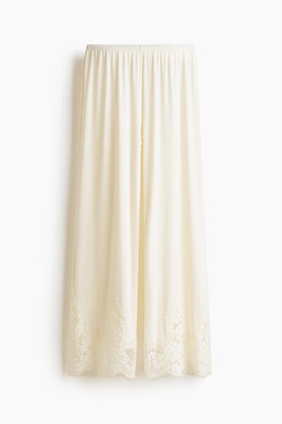 H&M Dantel Şeritli Pijama Altı