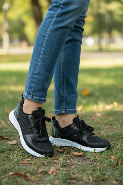 Afşin AFS Pantofi sport pentru femei, extra flexibili, ortopedici, casual, co...