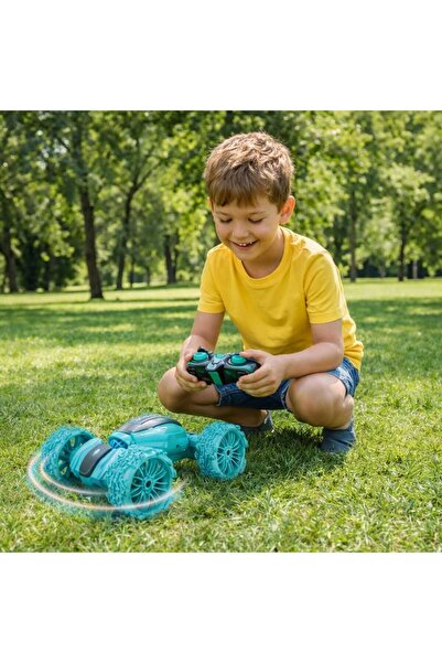 dehkah Atom Max Twisting Stunt Car with Remote Control - Four-Wheel Drive wit...