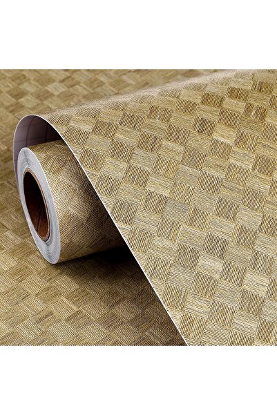 OEM Tapet retro maro deschis, FunStick, 60 cm × 5 m, autoadeziv, pentru baie,...