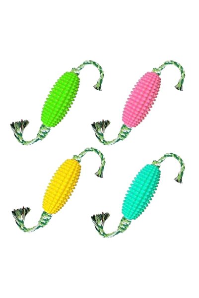 FOXMAG24 Set de 4 jucării de mestecat pentru câini, multicolore