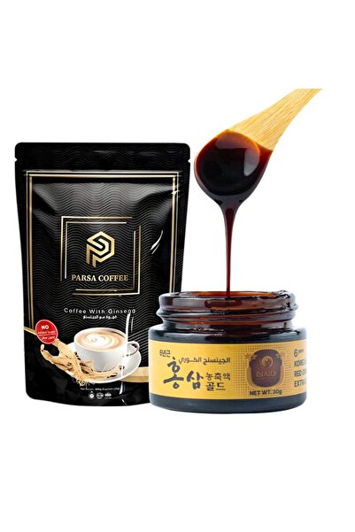 OFFER بارسا قهوه مع الجينسنج 100 جم + سايد سائل الجينسنج الأحمر الكوري الذهبي...