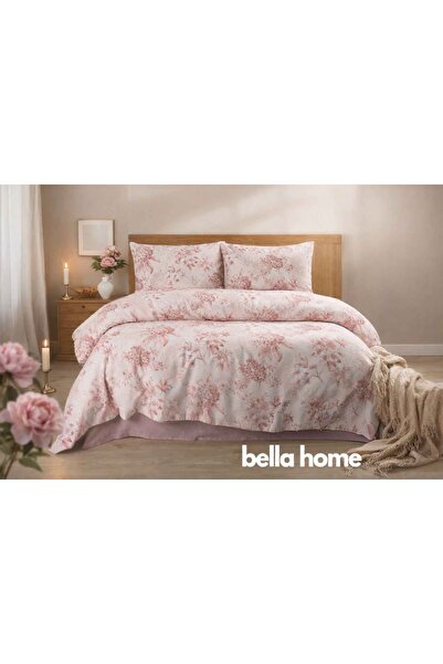 Bella Home Set de lenjerie de pat New Box Tek Kişilik |   cu textură moale | ...