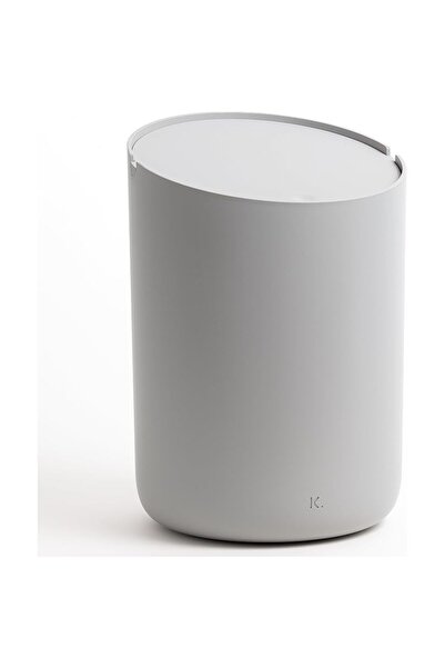 OEM Waste bin, Kazai, 14.2x14.2x21.1 cm, Light grey, ABS, 1.5 litres, round, ...