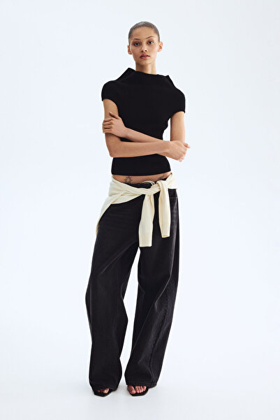 H&M Yarım Balıkçı Yakalı Üst