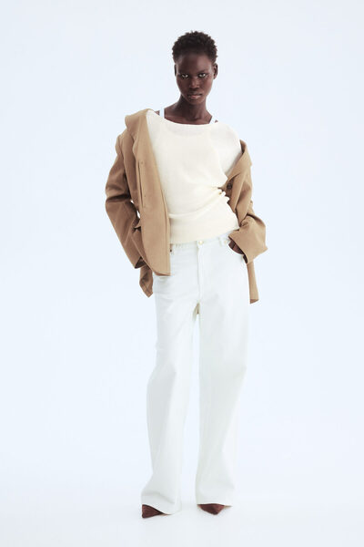 H&M Kayık Yakalı Kazak