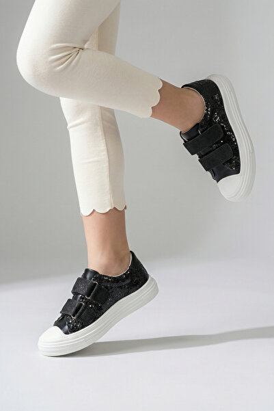 Moda Lime Αθλητικά παπούτσια για κορίτσια με Velcro, γκλίτερ, εύκαμπτη σόλα, ...