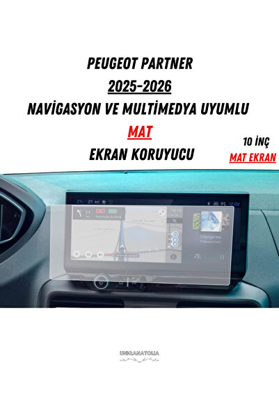 UniqAnatolia Peugeot Partner 2025-2026 Navigation and Multimedia Compatible M...
