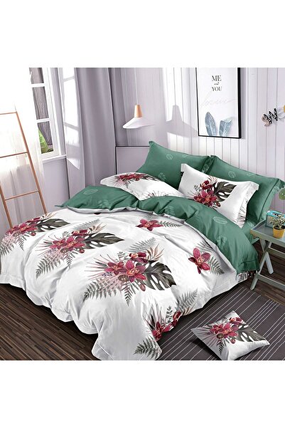 Pucioasa Double Duvet Cover Set , sulphurous, satin Cotton , 6 pieces
