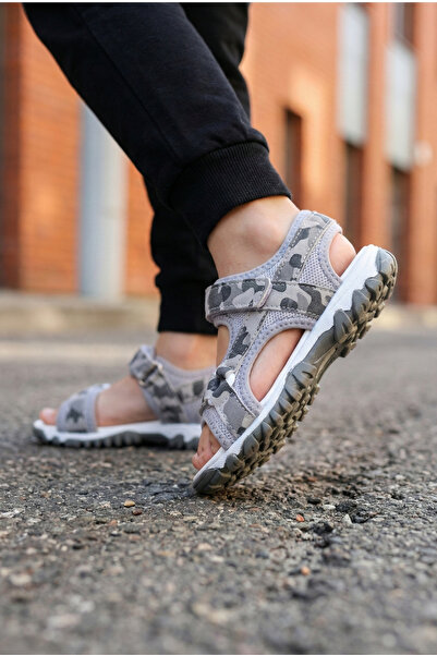 Moda Lime Boys' Sandals, Open Front, Easy to Wear, Velcro, Orthopedic Sole, F...