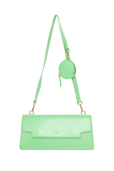 GİZİA İçi Küçük Çanta Detaylı Dikdörtgen Form Deri Çanta