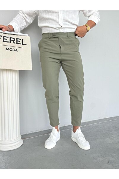 ferel Slimfit Kumaş Pantolon Yeşil